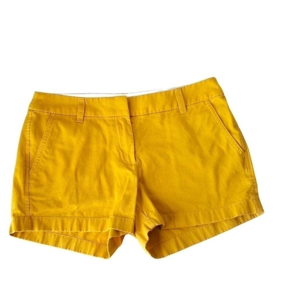 J Crew 3.5" Classic Chino Short Golden Marigold Size 4